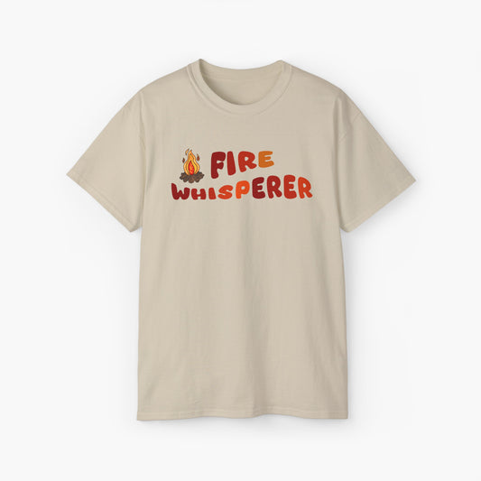 Fire whisperer funny camping tee shirt - Camping Tee
