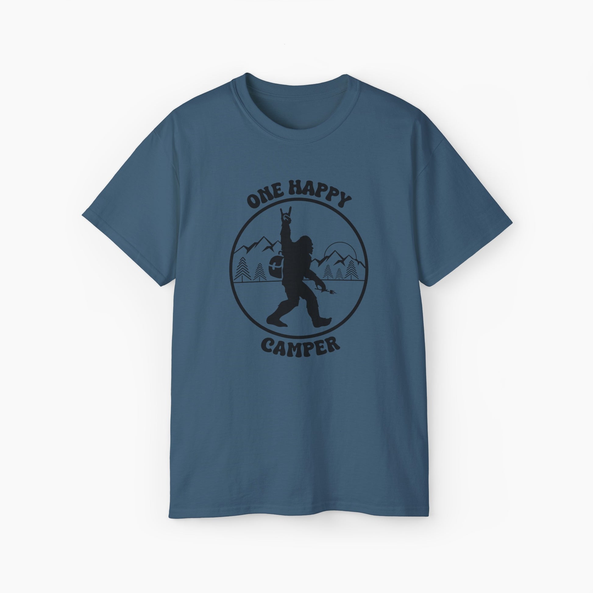 Blue camping Unisex Ultra Cotton Tee - Camping Tee