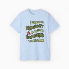 Funny camping Unisex Ultra Cotton Tee - Camping Tee