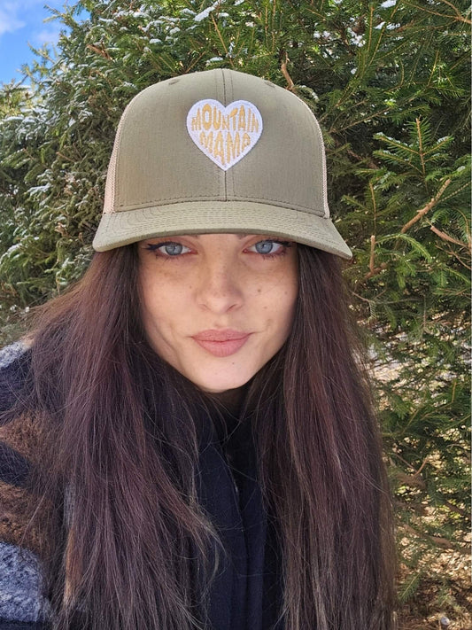 Mountain Mama Embroidered Trucker Hat