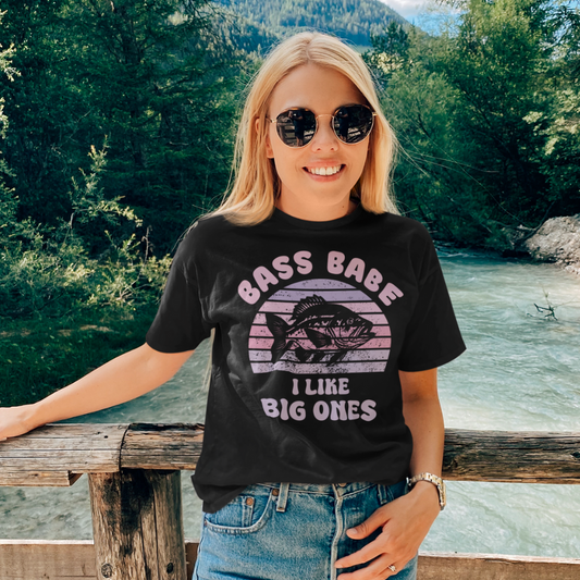 "Bass Babe, I Like Big Ones" - Unisex Tee