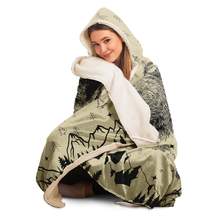 Bear Wilderness Hooded Blanket 2