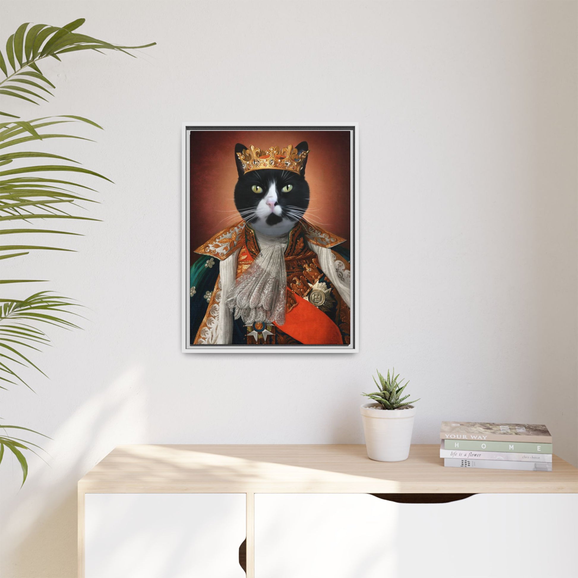 Royal Pet Matte Canvas, Framed