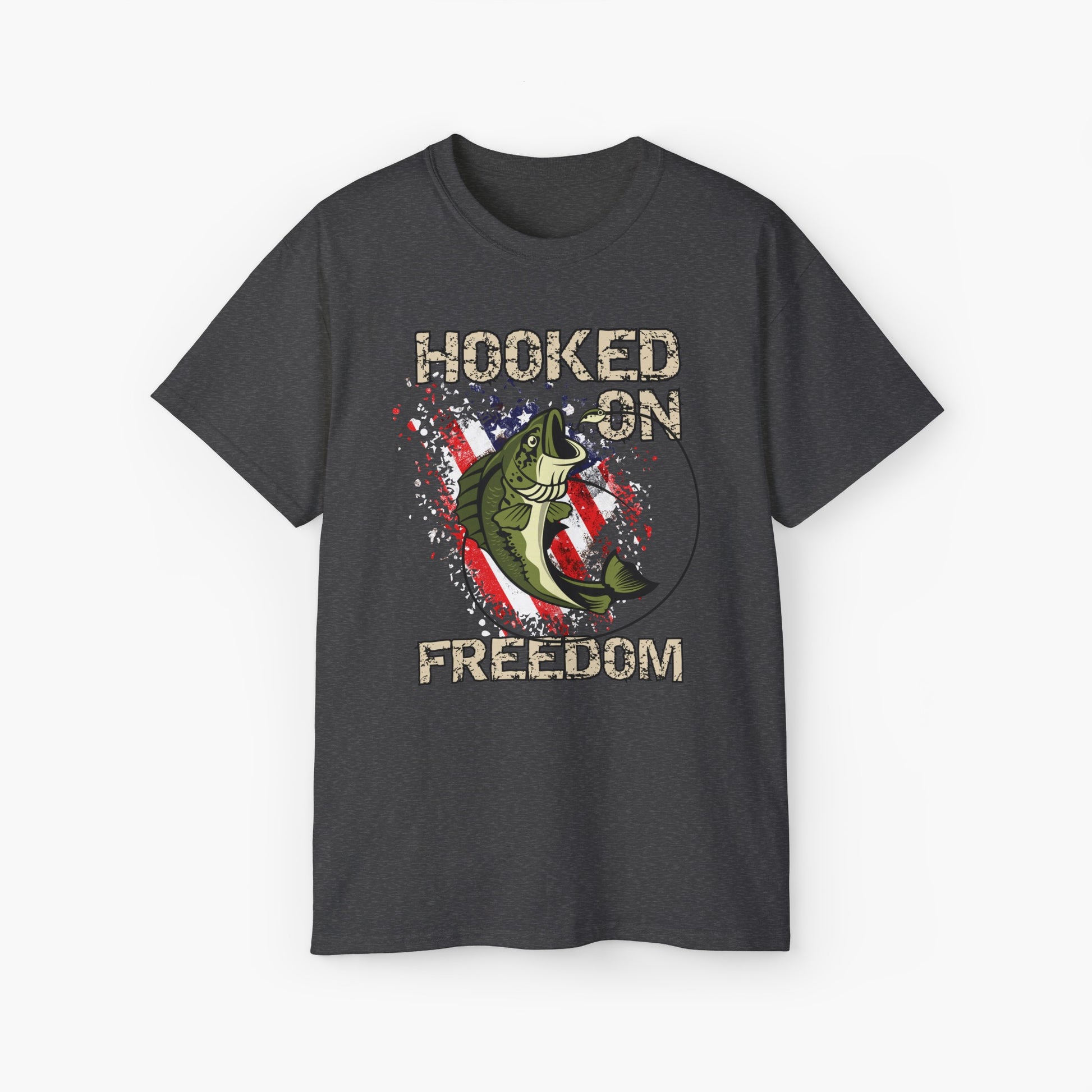 "Hooked on Freedom" Unisex Tee – Bass Fishing Pride