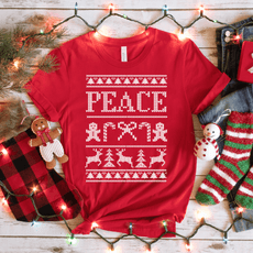 I Come in Peace / Peace Christmas Tees