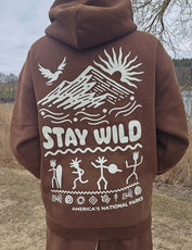 National Parks Petroglyph Unisex Hoodie