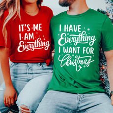 I Have Everything I Want For Christmas & It's Me I am Everything Premium Tees