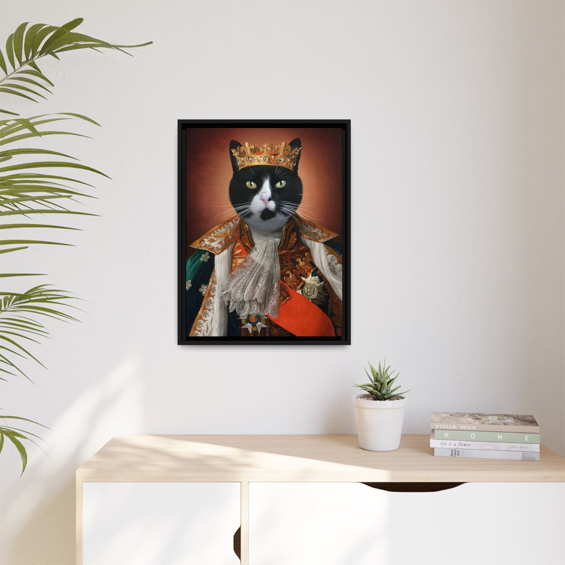 Royal Pet Matte Canvas, Framed