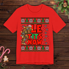 Ugly Christmas T-Shirt Bigfoot