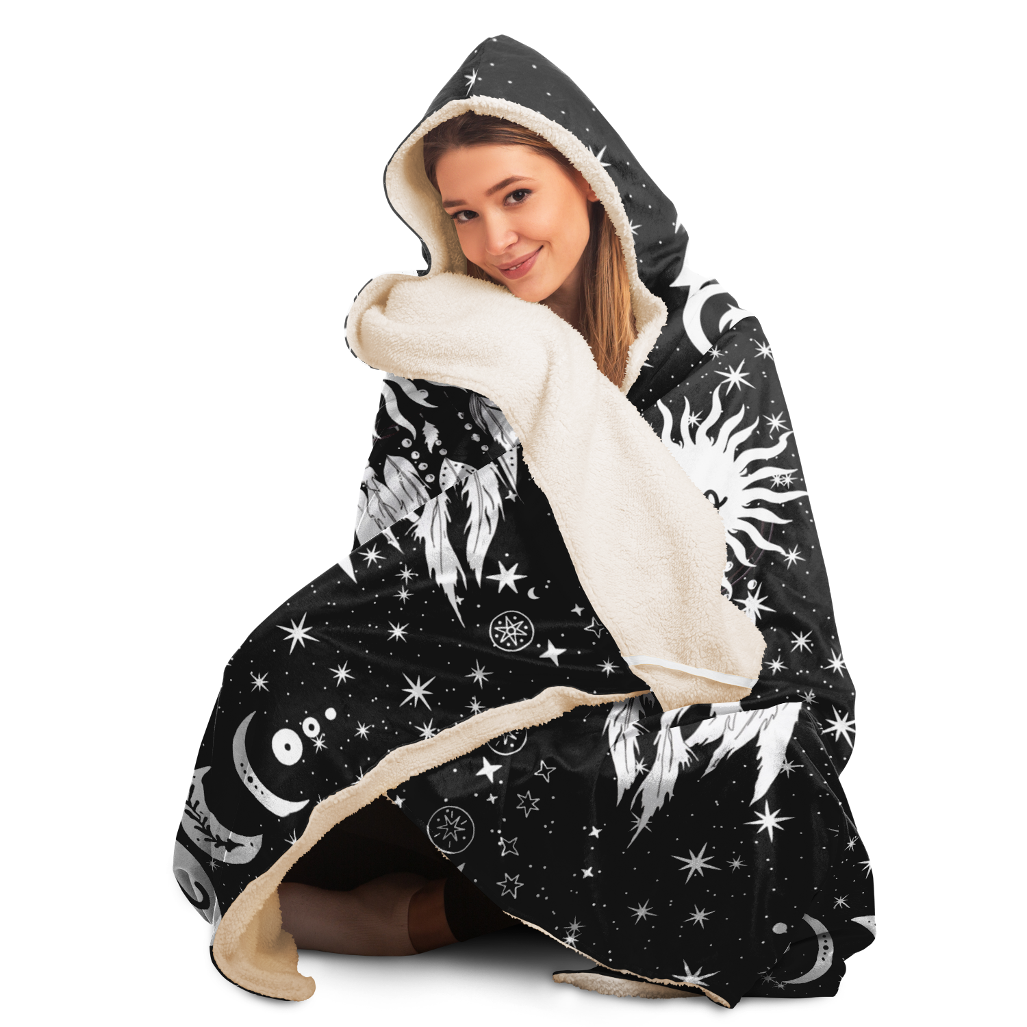 Leo Zodiac Hooded Blanket