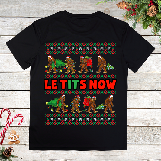 Ugly Christmas T-shirt for Bigfoot lovers