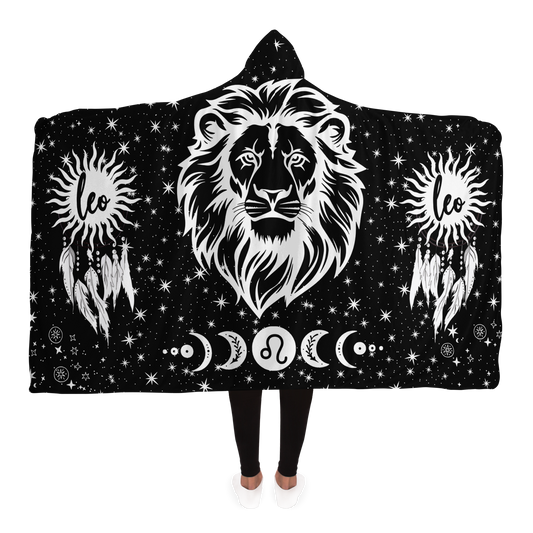 Leo Zodiac Hooded Blanket