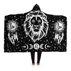 Leo Zodiac Hooded Blanket