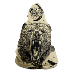 Bear Wilderness Hooded Blanket