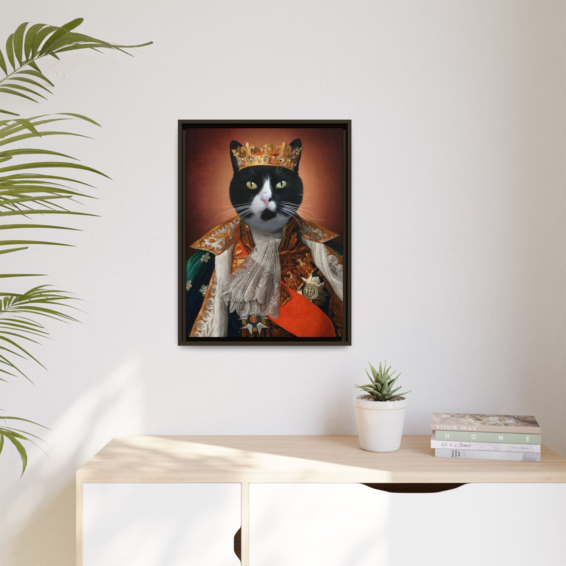 Royal Pet Matte Canvas, Framed