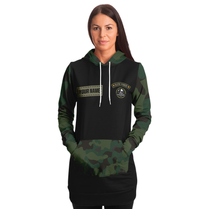 Fashion Longline Hoodie - AOP