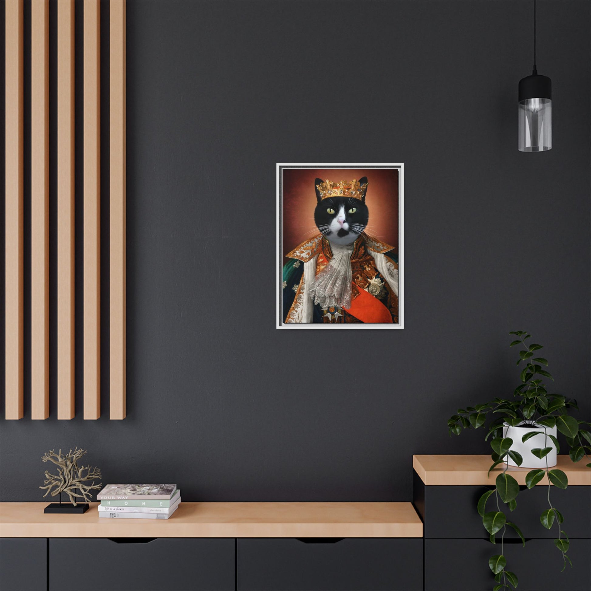 Royal Pet Matte Canvas, Framed