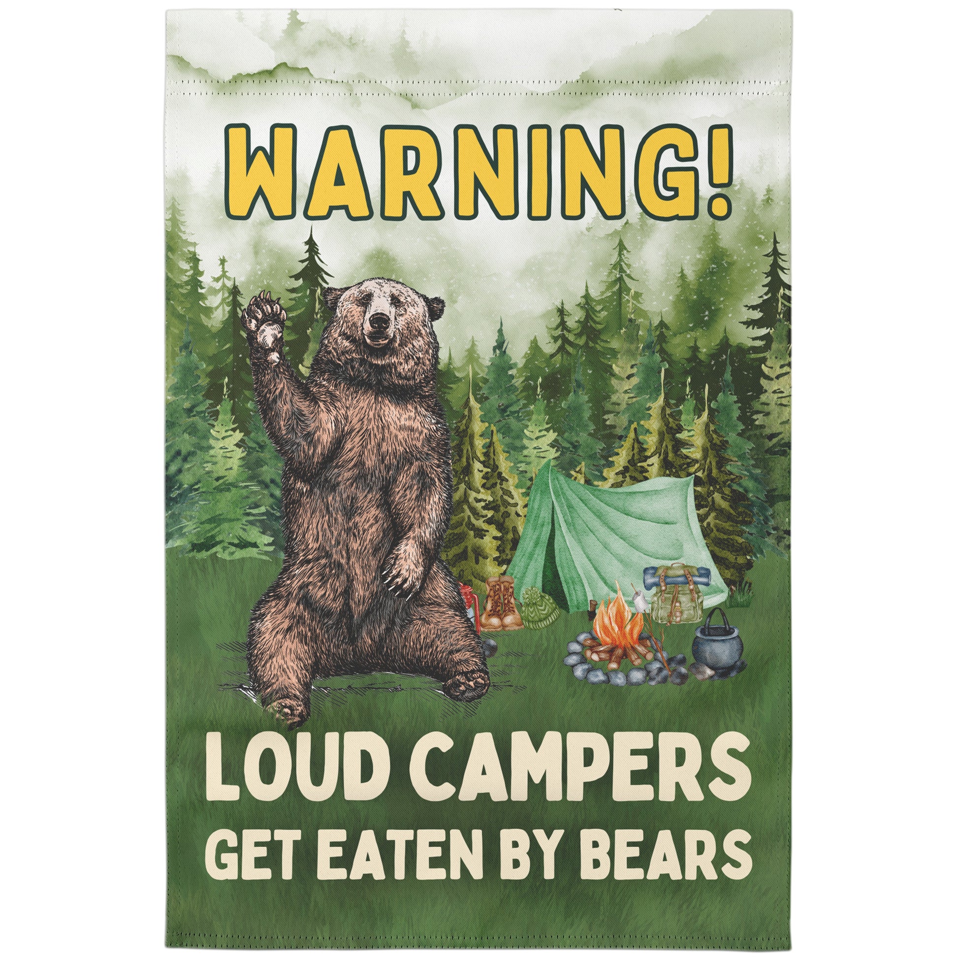 Loud Campers Warning Banner