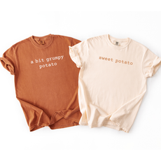Thanksgiving Couples T-Shirts – Sweet Potato & Grumpy Potato