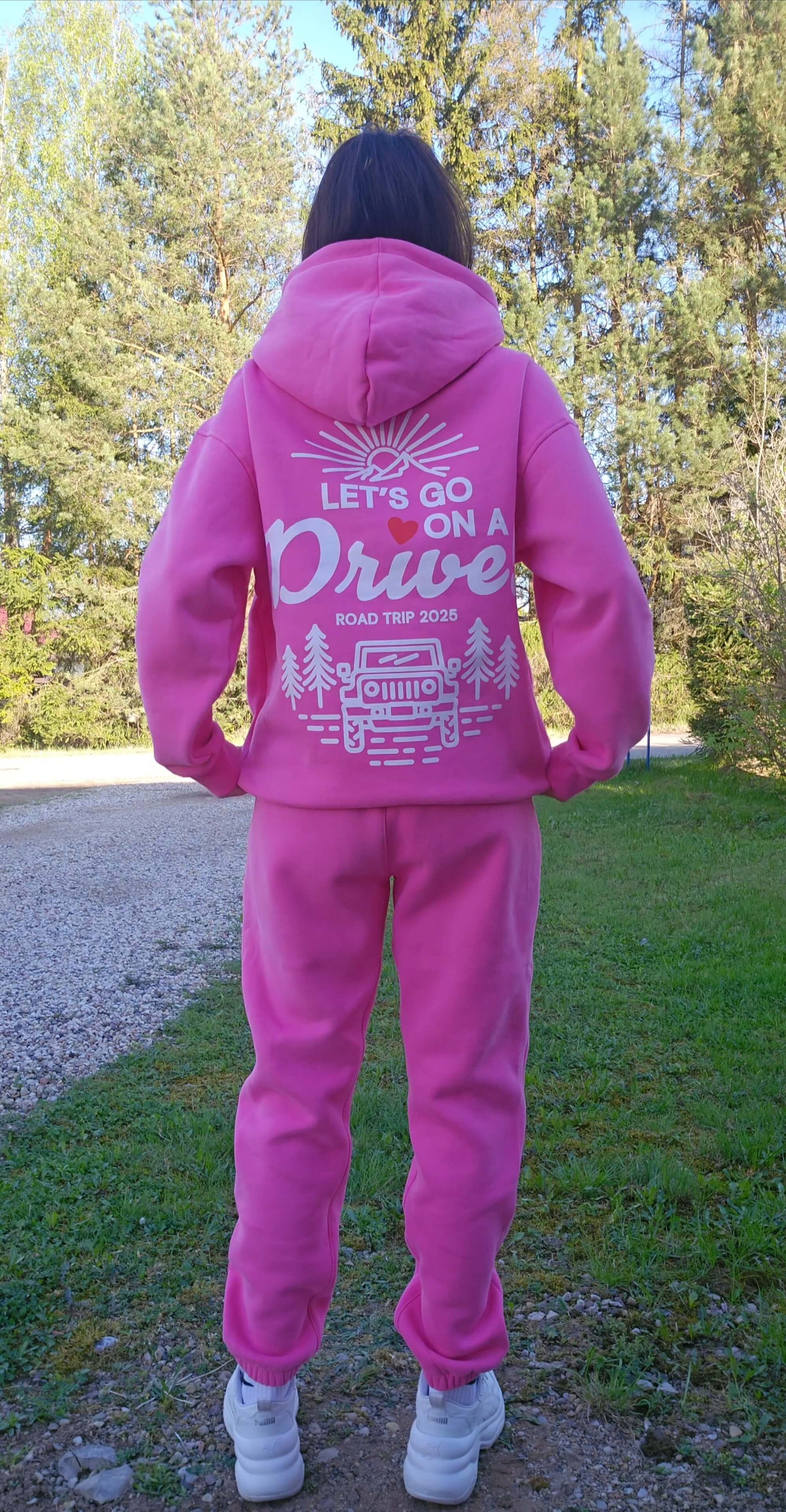 Happiness Route Unisex Fleece Joggers