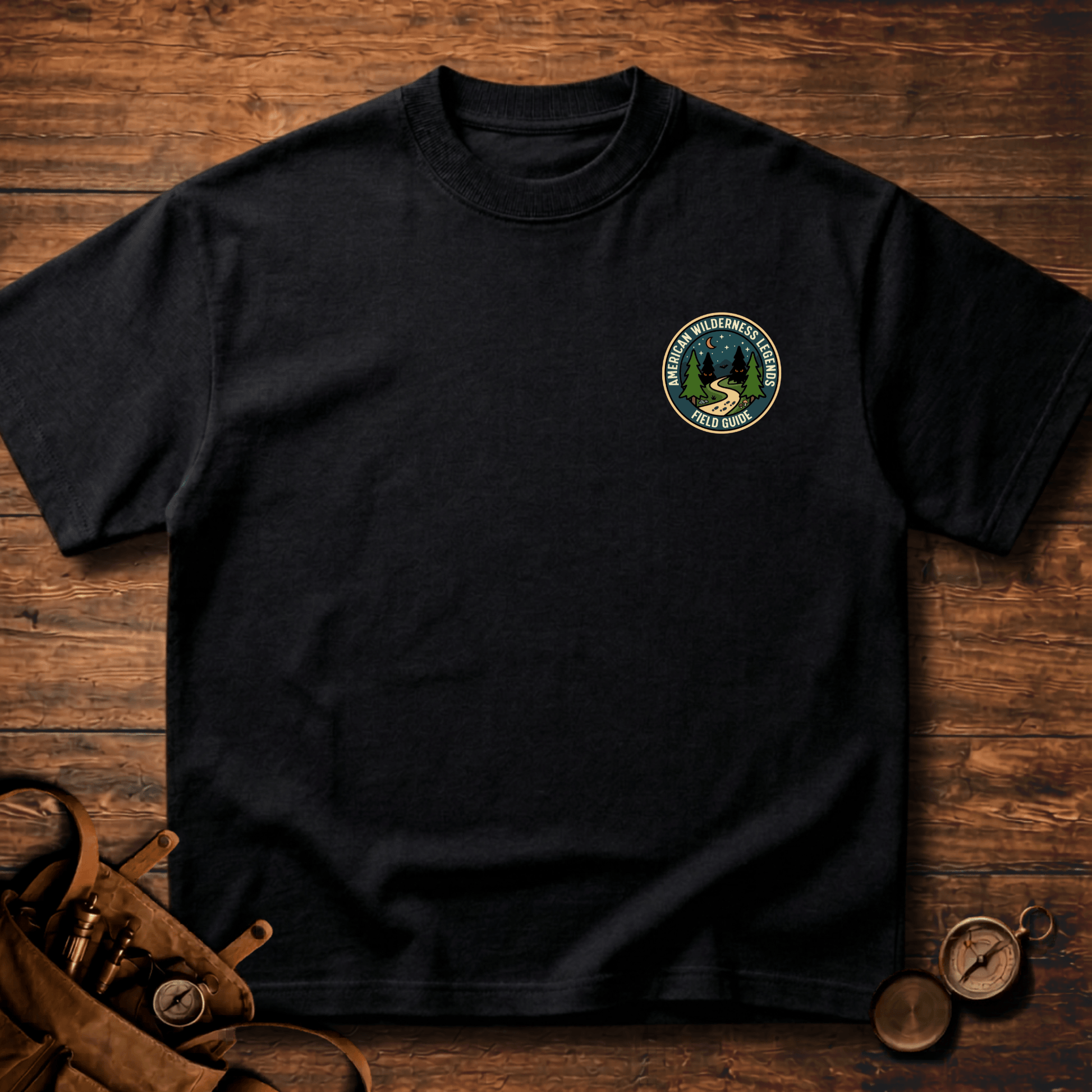 Premium Heavyweight Field Guide Tee - American Wilderness Legends