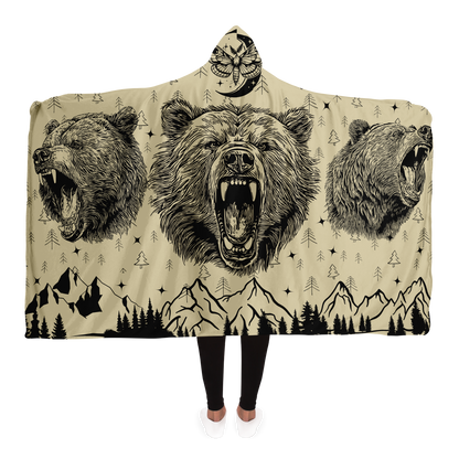 Bear Wilderness Hooded Blanket 2