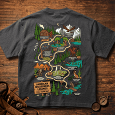 Premium Heavyweight Field Guide Tee - American Wilderness Legends