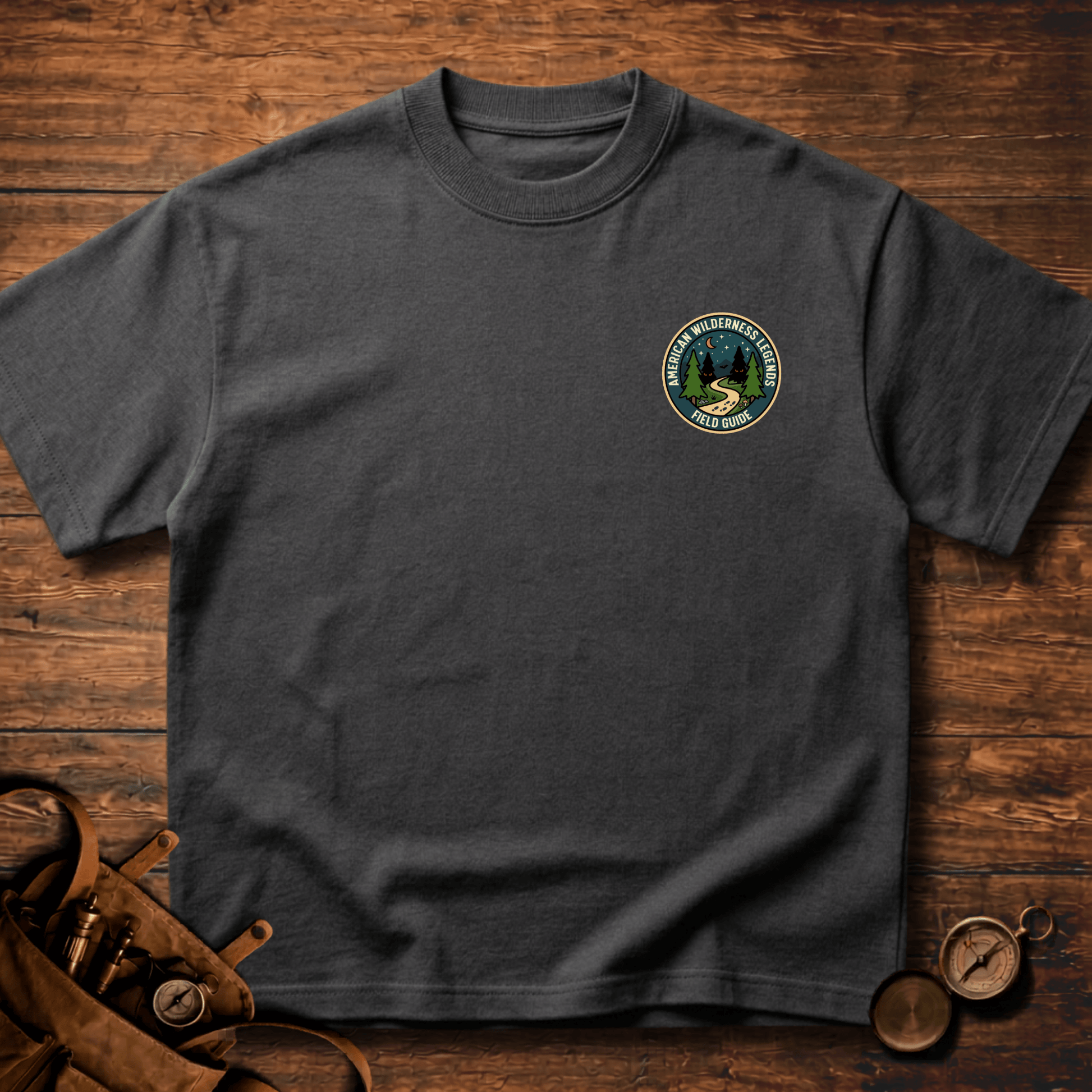 Premium Heavyweight Field Guide Tee - American Wilderness Legends