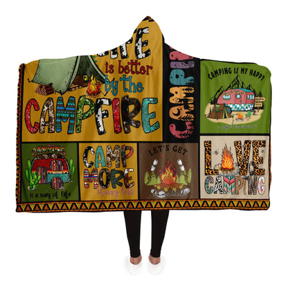 Camping Hooded Blanket 1244