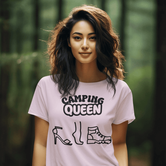 "Camping Queen" Unisex Tee – Regal Outdoor Style