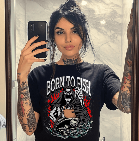 Premium Dyed Unisex Tee for Fishing Enthusiasts