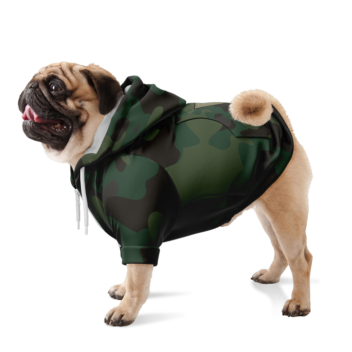 Fashion Dog Zip-Up Hoodie - AOP