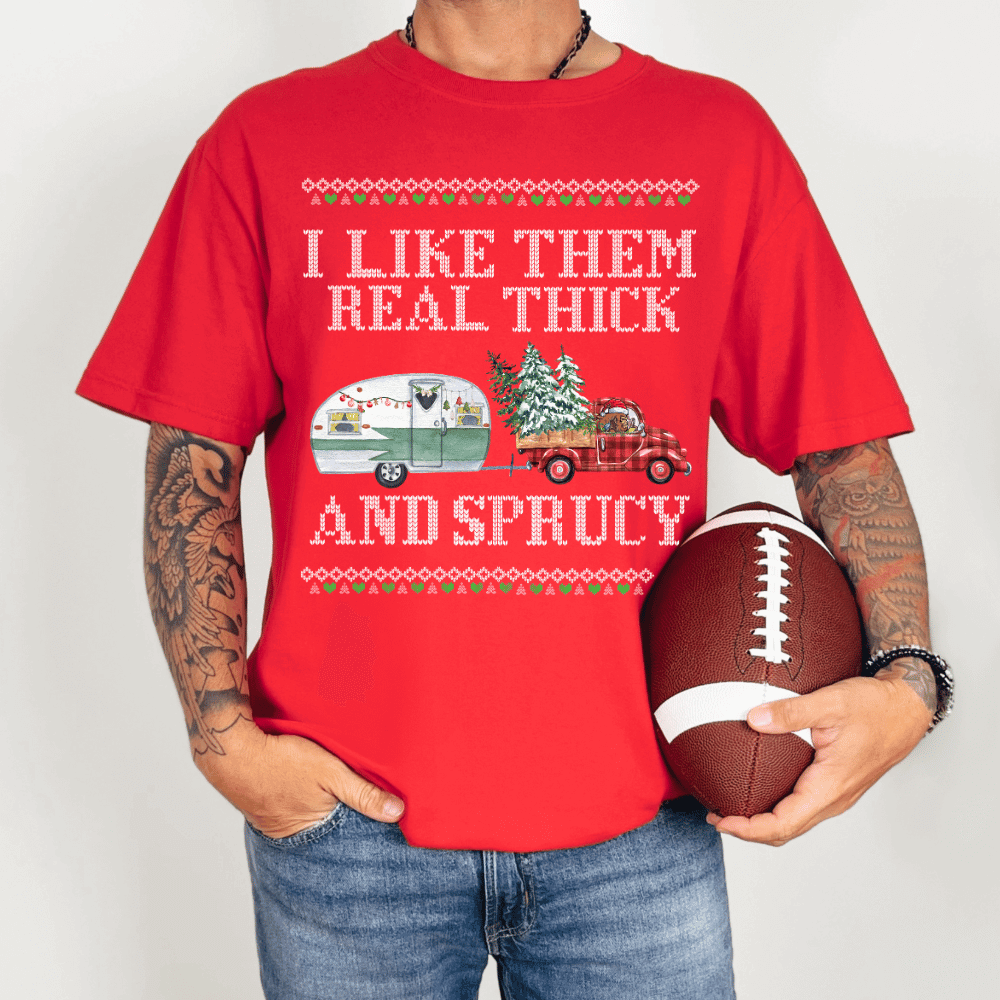 Camping Christmas T-shirt