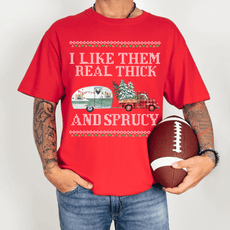 Camping Christmas T-shirt