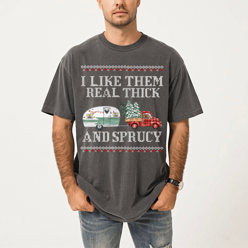 Camping Christmas T-shirt